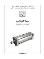 Giáo trình Điều khiển điện khí nén (Nghề: Điện công nghiệp - Trung cấp) - Trường CĐ Nghề Kỹ thuật Công nghệ