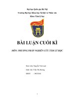 TIỂU LUẬN THỰC TRẠNG và các yếu tố ẢNH HƯỞNG đến THỰC TRẠNG lạm DỤNG hẹn hò TRÊN MẠNG (CDA) 