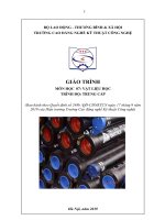 Giáo trình Vật liệu học (Nghề: Công nghệ ôtô - Trung cấp) - Trường CĐ Nghề Kỹ thuật Công nghệ