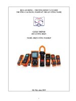 Giáo trình Đo lường điện (Nghề: Điện công nghiệp - Trung cấp) - Trường CĐ Nghề Kỹ thuật Công nghệ