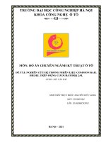 NGHIÊN cứu hệ THỐNG NHIÊN LIỆU COMMON RAIL DIESEL TRÊN FORD TRANSIT