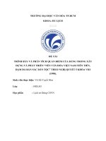 TRÌNH BÀY VÀ PHÂN TÍCH QUAN ĐIỂM CỦA ĐẢNG TRONG XÂY DỰNG VÀ PHÁT TRIỂN “NỀN VĂN HÓA VIỆT NAM TIÊN TIẾN, ĐẬM ĐÀ BẢN SẮC DÂN TỘC” THEO NGHỊ QUYẾT 5 KHÓA VIII