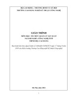 Giáo trình Tổ chức quản lý sản xuất (Nghề: Công nghệ ôtô - Cao đẳng): Phần 1 - Trường CĐ Nghề Kỹ thuật Công nghệ