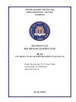 Bài thảo luận du lịch bền vững