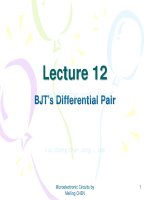 Slide điện tử từ trường lecture 12 bjts differential pair 