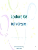 Slide bổ sung điện tử từ trường lecture 5 bjts circuits 