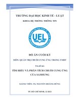 211IS8002 nhom05 doansamsung