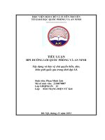 Xây dựng và bảo vệ chủ quyền biển, đảo, biên giới quốc gia trong thời đại 4.0