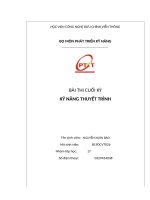 Bài tiểu luận kỹ năng thuyết trình (6) 
