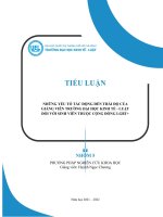 NHỮNG yếu tố tác ĐỘNG đến THÁI độ của GIẢNG VIÊN TRƯỜNG đại học KINH tế   LUẬT đối với SINH VIÊN THUỘC CỘNG ĐỒNG LGBT 