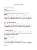 1 số đề THI tiếng anh Aptis 2024 british council