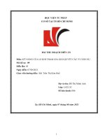 BÀI THU HOẠCH DIỄN án môn kỹ NĂNG của LS KHI THAM GIA GIẢI QUYẾT các VV dân sự  mã hồ sơ 09 