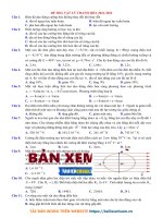 Đề thi HSG môn Vật Lý 12 - Thanh Hóa (Năm 2021 - 2022) - Bản word có giải.Image.Marked