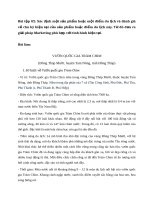 Đánh giá chu kỳ và đưa ra giải pháp marketing cho vườn quốc gia tràm chim