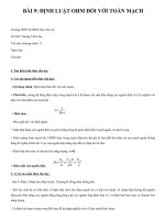 Bai 17 Dong dien trong chat ban dan