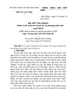 Lý luận về hàng hóa sức lao động  vận dụng vào phát triển thị trường sức lao động ở nước ta hiện nay 