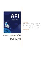 API testing với postman update 