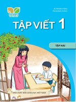 tập viết 1 tập 2 kết nối tri thức
