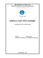 HOÀN THIỆN CÔNG TÁC KẾ TOÁN DOANH THU,CHI PHÍ VÀ XÁC ĐỊNH KẾT QUẢ KINH DOANH TẠI CÔNG TY CỔ PHẦN THƯƠNG MẠI VẬN TẢI DŨNG THẮNG