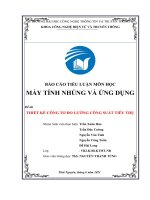 BÁO cáo TIỂU LUẬN môn học máy TÍNH NHÚNG và ỨNG DỤNG đề tài THIẾT kế CÔNG tơ đo LƯỜNG CÔNG SUẤT TIÊU THỤ 