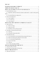 tiểu luận quản trị dựa án: dự án kinh doanh cửa hàng hạt giống april