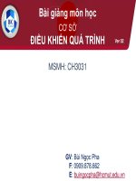 Slide điều khiển quá trình