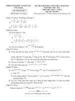 HSG Luc Ngan nam hoc 20162017