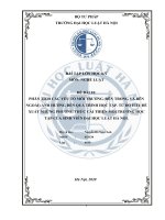 PHÂN TÍCH các yếu tố môi TRƯỜNG (bên TRONG và bên NGOÀI) ẢNH HƯỞNG đến QUÁ TRÌNH học tập  từ đó hãy đề XUẤT NHỮNG PHƯƠNG THỨC cải THIỆN môi TRƯỜNG học tập của SINH VIÊN đại học LUẬT hà nội