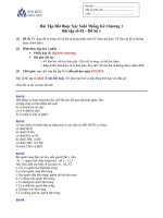 Bài Tập Bắt Buộc Xác Suất Thống Kê Chương 1  Bài tập số 01 – Đề Số 1