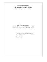 BÁO cáo THU HOẠCH học PHẦN THỰC tập điện, điện tử 1 vẽ và mô PHỎNG MẠCH CHỈNH lưu cấu tạo điện áp đối XỨNG ± 12 VDC 