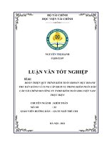 Hoàn thiện quy trình kiểm toán khoản mục doanh thu bán hàng và cung cấp dịch vụ trong kiểm toán báo cáo tài chính do công ty trách nhiệm hữu hạn kiểm toán KDG việt nam thực hiện luận văn tốt nghiệp  chuyên ngành kế toán 