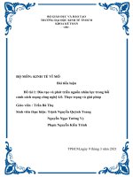 TIỂU LUẬN đào tạo và phát triển nguồn nhân lực trong bối cảnh cách mạng công nghệ 4 0  thực trạng và giải pháp 