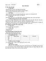 Giáo án Địa lý 6 tiết 1