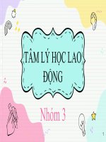 Tâm lý học lao động