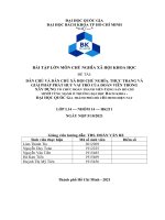 DÂN CHỦ và dân CHỦ xã hội CHỦ NGHĨA  THỰC TRẠNG và GIẢI PHÁP PHÁT HUY VAI TRÒ của đoàn VIÊN TRONG xây DỰNG tổ CHỨC đoàn THANH NIÊN CỘNG sản hồ CHÍ MINH VỮNG MẠNH ở TRƯỜNG đại học BÁCH KHOA 