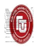 tiểu luận phép biện chứng về mối liên hệ phổ biến và vận dụng phân tích mối liên hệ giữa xây dựng nền kinh tế độc lập tự chủ với chủ động hội nhập kinh tế quốc tế 