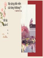 Đề tài xây dựng phần mềm quản lí cửa hàng thời trang 