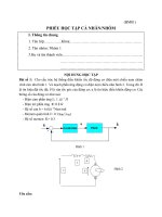 BÀI tập lớn mô HÌNH hóa và mô PHỎNG hệ THỐNG cơ điện tử