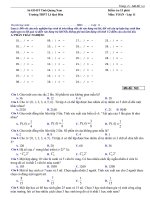 KIEM TRA 45 PHUT TN TO HOP XAC SUAT