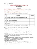 CHỦ ĐỀ VĂN 6 TUẦN 19 20