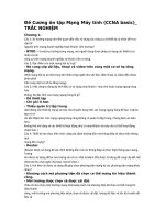 Trắc Nghiệm Mạng Máy Tính KHTN