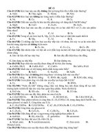 Tải về Đề ôn thi tốt nghiệp THPT Quốc gia môn Hóa học năm học