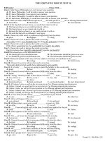 de ktra hk2 tieng anh 10