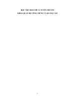 TÁC ĐỘNG của đại DỊCH COVID tới NGÀNH QUẢNG cáo THẾ GIỚI và TRONG nước XU HƯỚNG TIẾP cận QUẢNG cáo của NGƯỜI TIÊU DÙNG TRONG mùa DỊCH XU HƯỚNG QUẢNG cáo của NHÃN HÀNG, tổ CHỨC TRONG DỊCH COVID 19  