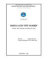 MỘT SỐ GIẢI PHÁP NÂNG CAO HIỆU QUẢ KINH DOANH TẠI CÔNG TY DU LỊCH VIETRAVEL CHI NHÁNH HẢI PHÒNG
