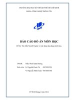 Tìm hiểu search engine và xây dựng ứng dụng minh họa khóa luận tốt nghiệp đại học  