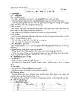 Giáo án Hóa học 9 tiết 14 15