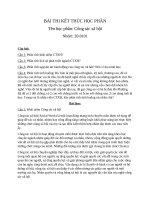 BÀI THI kết THÚC học PHẦN CÔNG tác xã hội