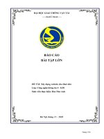 BÁO CÁO BÀI TẬP LỚN ĐỀ TÀI Xây dựng website cho thuê nhà