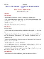 Giáo án toán 6,  chương VIII phần  hình học sách kết nối tri thức với cuộc sống (chương 8)  